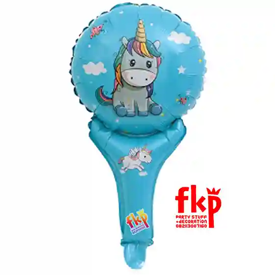 Unicorn Cute Biru